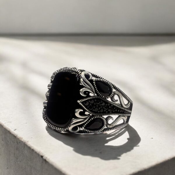 Men's Oxidised Ring
