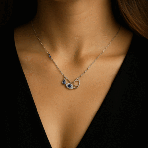 Nazra - 925 Silver Chain with Pendant for Women