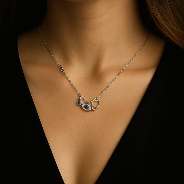 Nazra - 925 Silver Chain with Pendant for Women