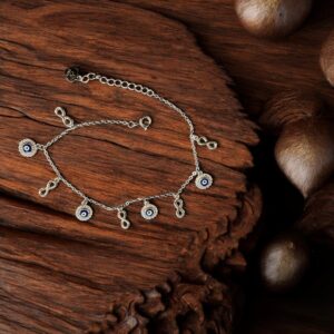 Silver Shield - 925 Silver Evil-Eye Bracelet for Women