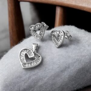 Mohabbat - 925 Silver Pendant Set for Women