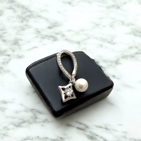 Moti - 925 Silver Pendant Set with Pearl Drop for Women - Image 3