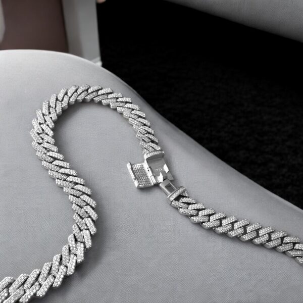 Titanium Blaze - 925 Silver Cuban Neck Chain for Mens - Image 2