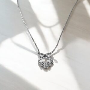 Aurum Heartlight - 925 Silver Chain with Pendant for Women