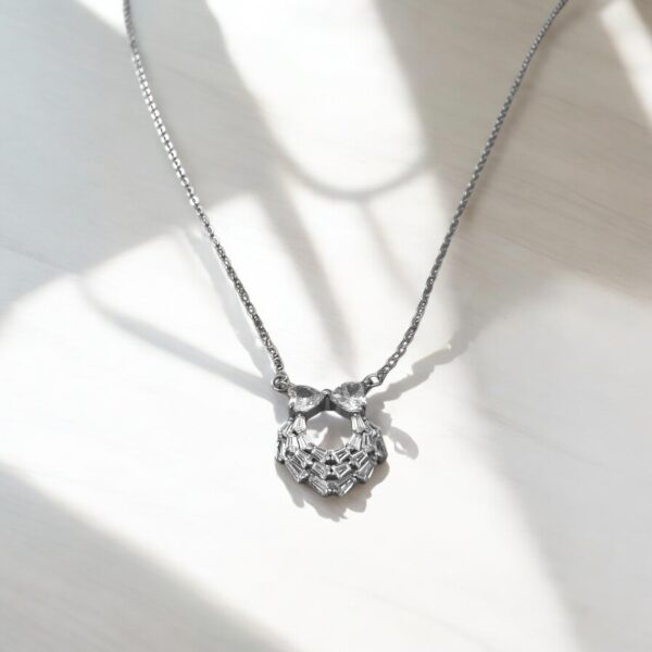 Aurum Heartlight - 925 Silver Chain with Pendant for Women