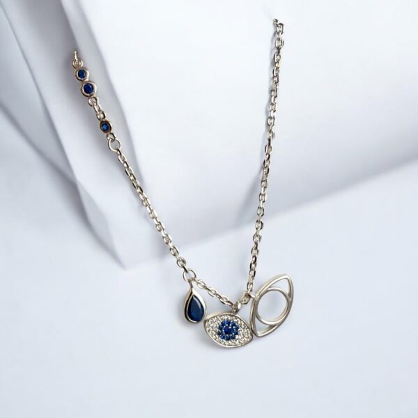 Nazra - 925 Silver Chain with Pendant for Women - Image 2