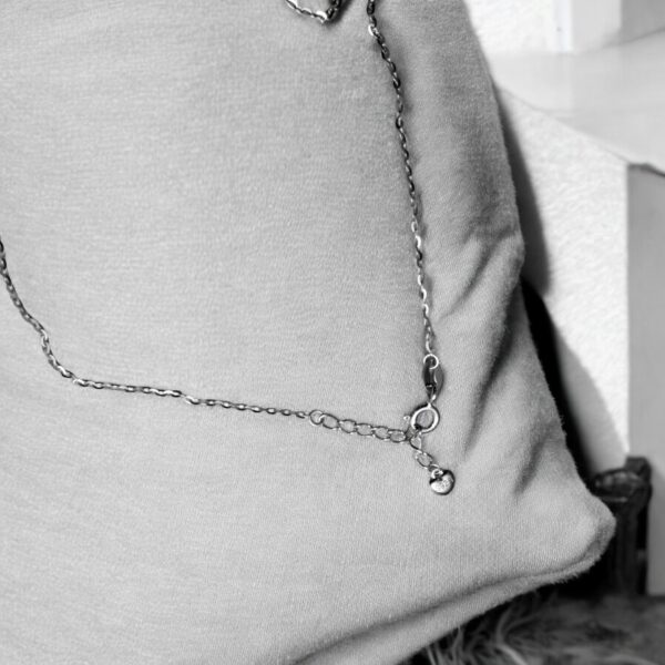 Celestial Ribbon Necklace - 925 Silver Chain with a Pendant for Women - Image 2