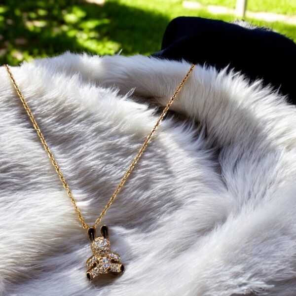 Tama - 925 Silver Gold Plated Chain with Pendant for Women