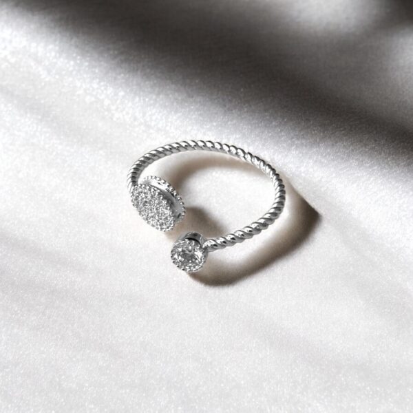 Sitara - 925 Silver Ring for Her - Image 2