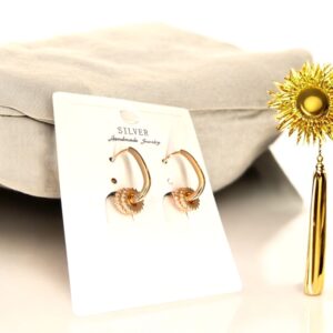 Modern Luxe Gold Vermeil Earrings